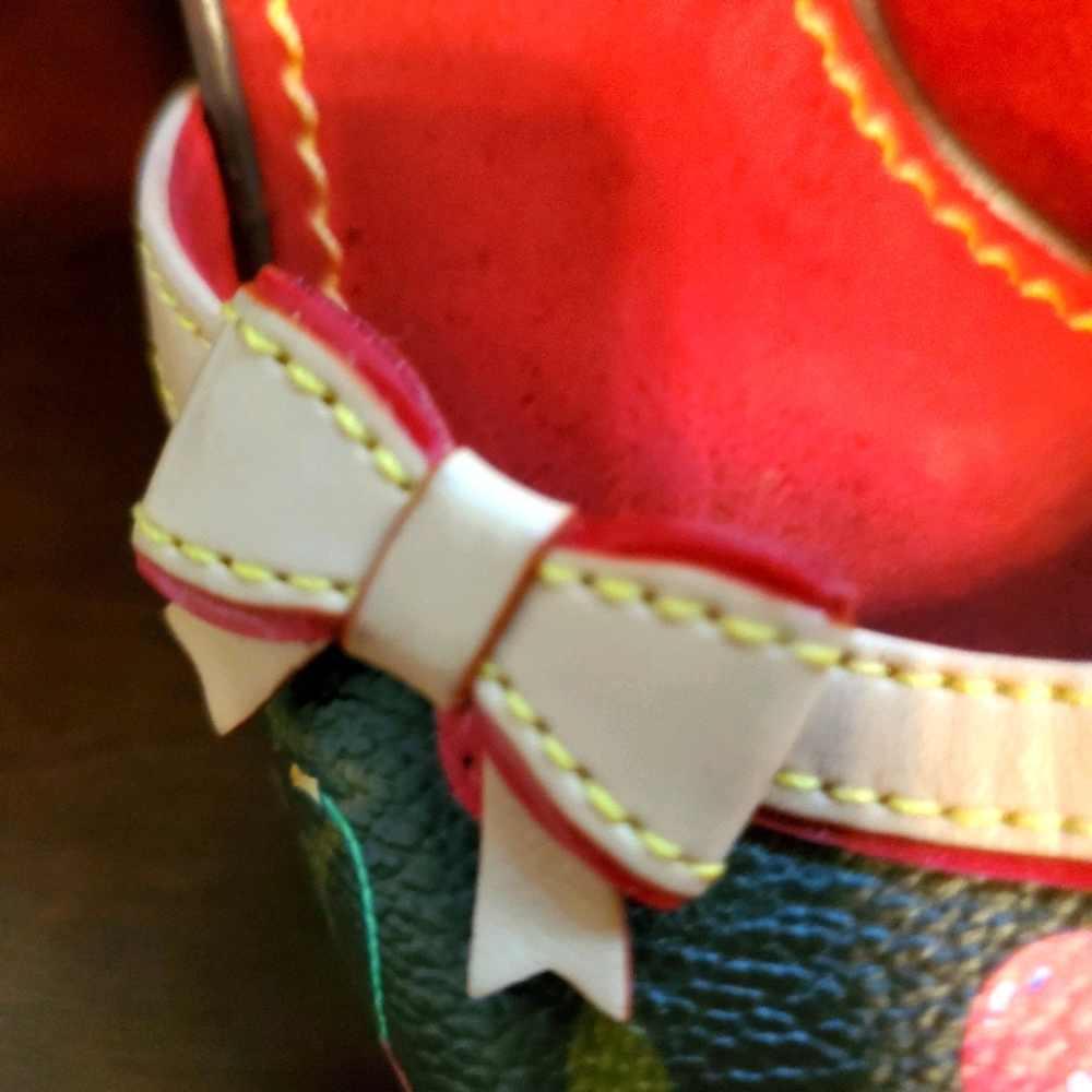 LOUIS VUITTON Monogram Cerises Mules. RARE! - Picture 3 of 7